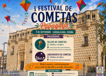 El Parque de Las Lomas estrena festival familiar de cometas en el arranque festivo de Guadalajara