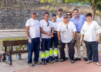 El Plan de Empleo de Guadalajara concluye tras intervenir en colegios y parques de toda la capital