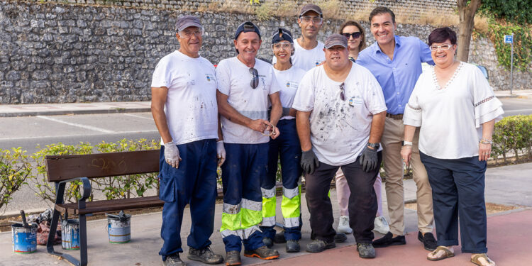 El Plan de Empleo de Guadalajara concluye tras intervenir en colegios y parques de toda la capital El Plan de Empleo de Guadalajara concluye tras intervenir en colegios y parques de toda la capital