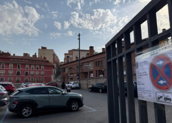 El aparcamiento del Mercado de Abastos de Guadalajara cierra este lunes para el montaje de los toriles