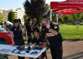 El eclipse deja un vuelco y tres atendidos por golpes de calor desde el puesto de mando en Cuenca