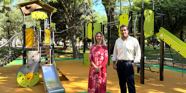 Guadalajara abre las nuevas áreas infantiles del Parque de la Concordia tras una inversión de 150.000 euros