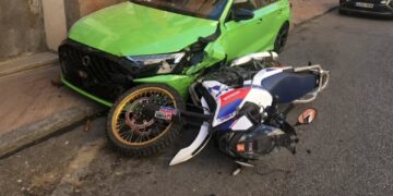 Localizado en Tiradores tras provocar un accidente múltiple en la Puerta de Valencia y darse a la fuga