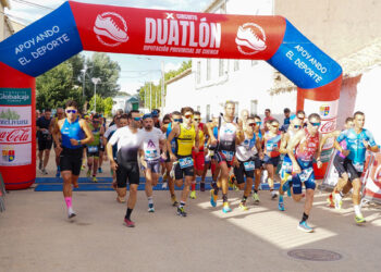 José Manuel Urea y Patricia Peral conquistan el III Duatlón Memorial Marino Saiz en Villarejo Periesteban