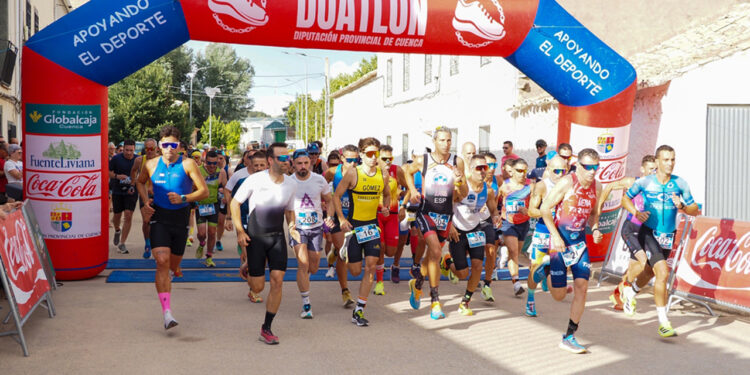 José Manuel Urea y Patricia Peral conquistan el III Duatlón Memorial Marino Saiz en Villarejo Periesteban