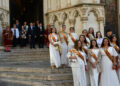 La Corporación municipal encabezada por Dolz y la Corte de Honor honran a San Julián en la eucaristía de la Catedral