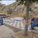 La Policía Local de Cuenca cerca un vertido clandestino de placas de fibrocemento junto al circuito de bicicletas
