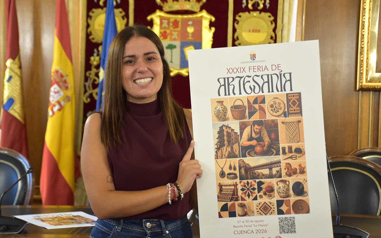 La XXXIX Feria de Artesanía de la Diputación de Cuenca crece hasta los 84 expositores y tendrá actuaciones musicales en directo La XXXIX Feria de Artesanía de la Diputación de Cuenca crece hasta los 84 expositores y tendrá actuaciones musicales en directo