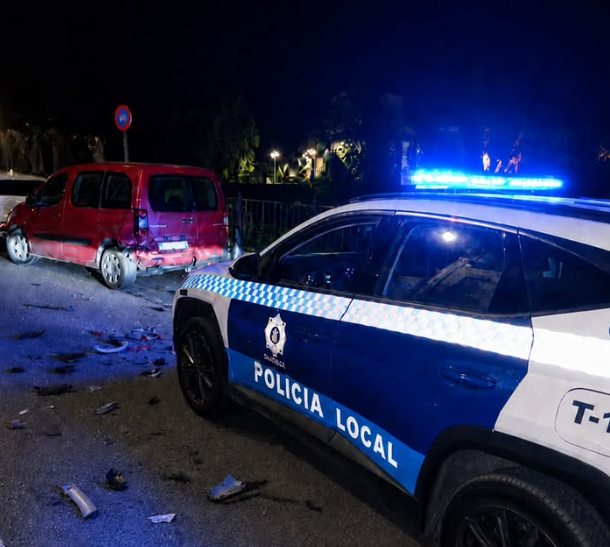 La colaboración ciudadana permite interceptar al conductor de un accidente con fuga en Cuenca 1 La colaboración ciudadana permite interceptar al conductor de un accidente con fuga en Cuenca