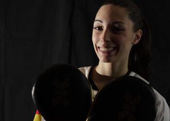 La taekwondista alcarreña Lena Moreno busca el podio en el Mundial Femenino de China