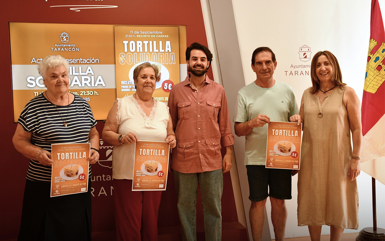 La ‘Tortilla Solidaria’ de las fiestas 2026 de Tarancón será a beneficio de Cáritas Interparroquial y San Vicente de Paúl La ‘Tortilla Solidaria’ de las fiestas 2026 de Tarancón será a beneficio de Cáritas Interparroquial y San Vicente de Paúl