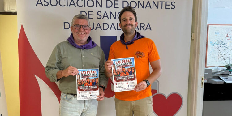 Las peñas de Guadalajara se retan a donar sangre durante las Ferias de septiembre
