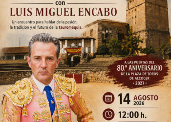 Luis Miguel Encabo protagonizará una tertulia taurina en Alcocer para poner en valor la tradición y el futuro de la tauromaquia