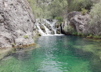 Volamos este lugar de verano: la zona de Lagunillos y la poza del Escabas en el P.N.  de la Serranía de Cuenca