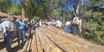 Poveda de la Sierra reivindica en la Fiesta Ganchera el fin del trasvase y agua para el desarrollo del Alto Tajo