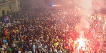 Sigüenza abre sus fiestas de San Roque y la Virgen de la Mayor al calor de sus peñas