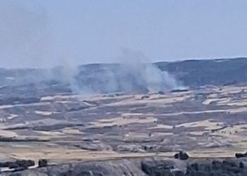 Controlado el incendio agrícola de La Peraleja tres horas después de desatar el nivel de emergencia por humo