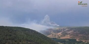 Los vecinos de El Recuenco y El Pozuelo recuperan la normalidad tras bajar a Nivel 1 el incendio del Alto Tajo