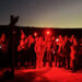 Una treintena de socios de AstroGuada han seguido el eclipse lunar de esta madrugada desde Valdenazar