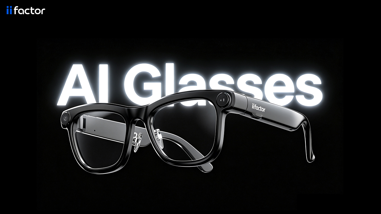 iifactor lanza las gafas inteligentes M08E asistencia IA y traducción en tiempo real para el día a día