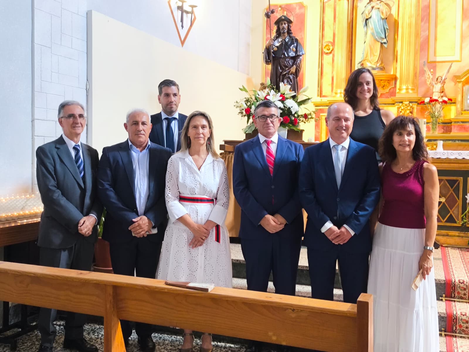 Ana Guarinos participa en la misa y procesión de San Roque en Iriépal y acompaña a los vecinos en el día grande de sus fiestas Ana Guarinos participa en la misa y procesión de San Roque en Iriépal y acompaña a los vecinos en el día grande de sus fiestas
