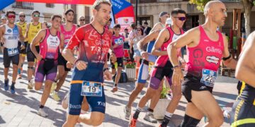 Almodóvar del Pinar corona a los campeones provinciales de duatlón en una calurosa final