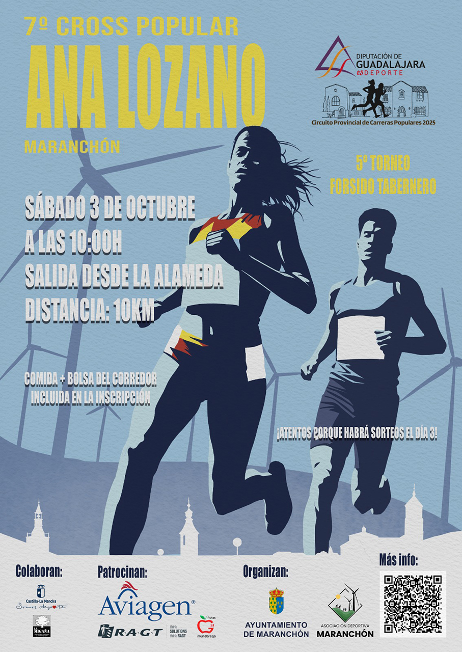 Ana Lozano recibirá el sábado el homenaje de Maranchón y del atletismo provincial Ana Lozano recibirá el sábado el homenaje de Maranchón y del atletismo provincial
