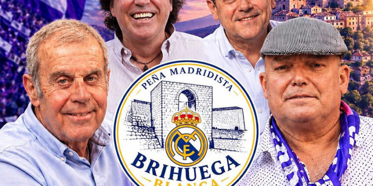 Brihuega Blanca echa a andar con más de 400 peñistas y se sitúa en el podio de las peñas del Real Madrid más grandes de España Brihuega Blanca echa a andar con más de 400 peñistas y se sitúa en el podio de las peñas del Real Madrid más grandes de España