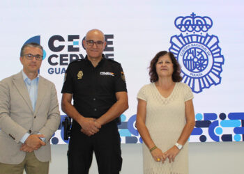 CEOE-Cepyme Guadalajara y el nuevo comisario de la Policía Nacional abordan vías de colaboración y seguridad para las empresas