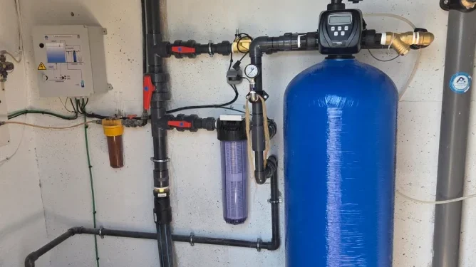 Jábaga. El desnitrificador consolida la bajada continuada de nitratos en el agua de consumo