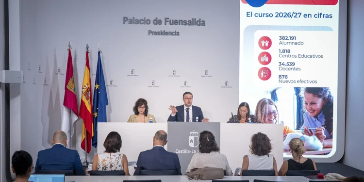 Castilla-La Mancha inicia el curso escolar con 876 docentes más, mejores condiciones laborales para el profesorado y una nueva bajada de ratios Castilla-La Mancha inicia el curso escolar con 876 docentes más, mejores condiciones laborales para el profesorado y una nueva bajada de ratios