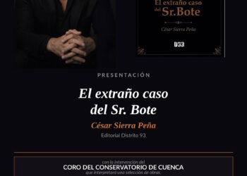 César Sierra presenta en el Centro Cultural Aguirre su novela negra ‘El extraño caso del Sr. Bote’