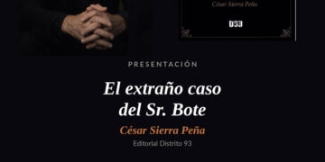 César Sierra presenta en el Centro Cultural Aguirre su novela negra ‘El extraño caso del Sr. Bote’