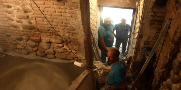 Comienzan las obras de restauración del acceso al campanario de la Iglesia de Cabanillas del Campo