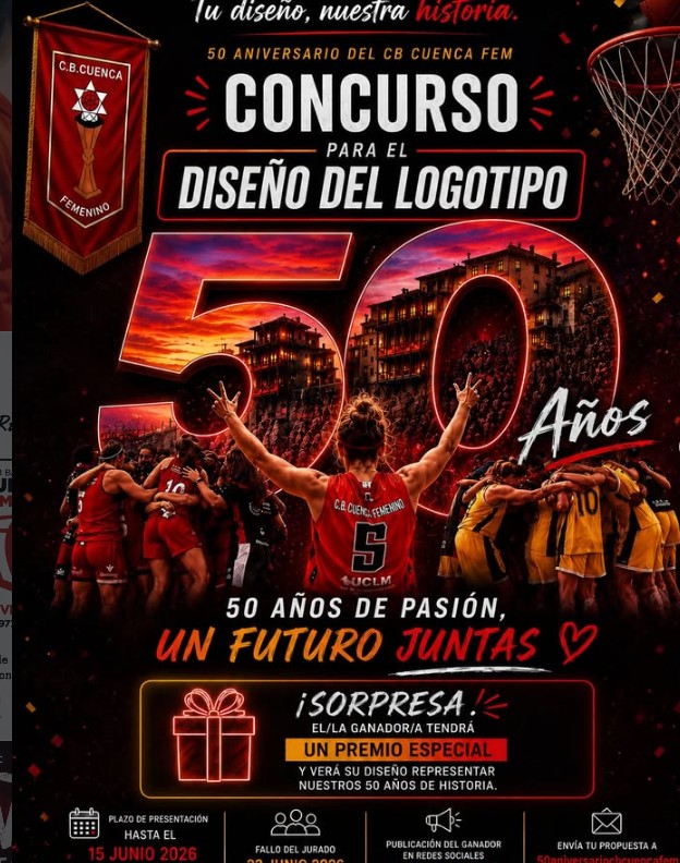 El CB Cuenca Femenino presenta en El Sargal los actos de su 50 aniversario con Ana Belén Álvaro como madrina El CB Cuenca Femenino presenta en El Sargal los actos de su 50 aniversario con Ana Belén Álvaro como madrina