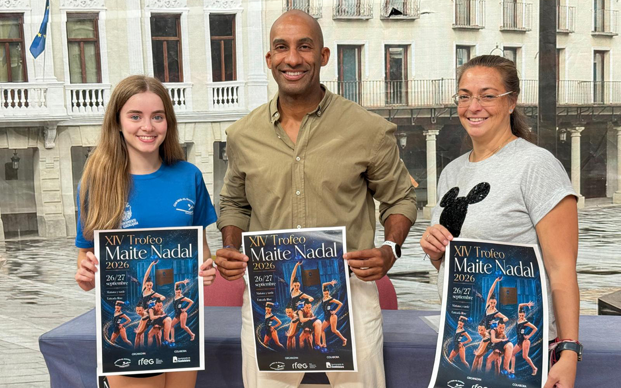 El Palacio Multiusos de Guadalajara reúne a más de mil gimnastas en el XIV Trofeo Maite Nadal El Palacio Multiusos de Guadalajara reúne a más de mil gimnastas en el XIV Trofeo Maite Nadal