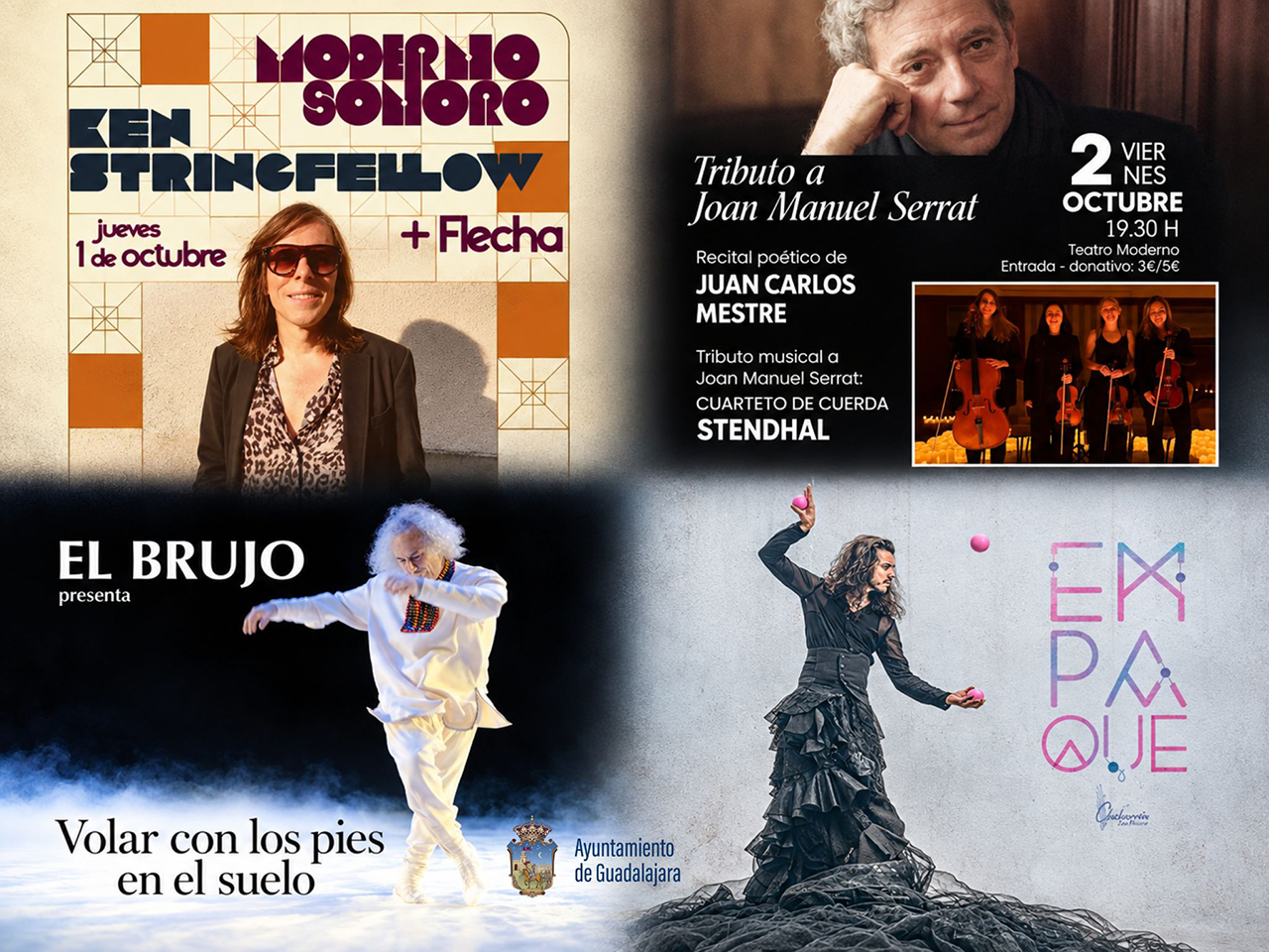 El Teatro Moderno y el Buero Vallejo abren octubre con conciertos internacionales y teatro desde cinco euros El Teatro Moderno y el Buero Vallejo abren octubre con conciertos internacionales y teatro desde cinco euros