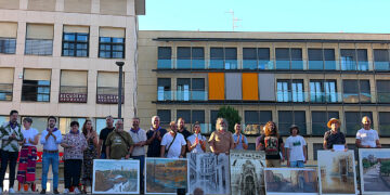 El barrio del Alamín inspira la obra ganadora del Concurso Nacional de Pintura Rápida de Guadalajara
