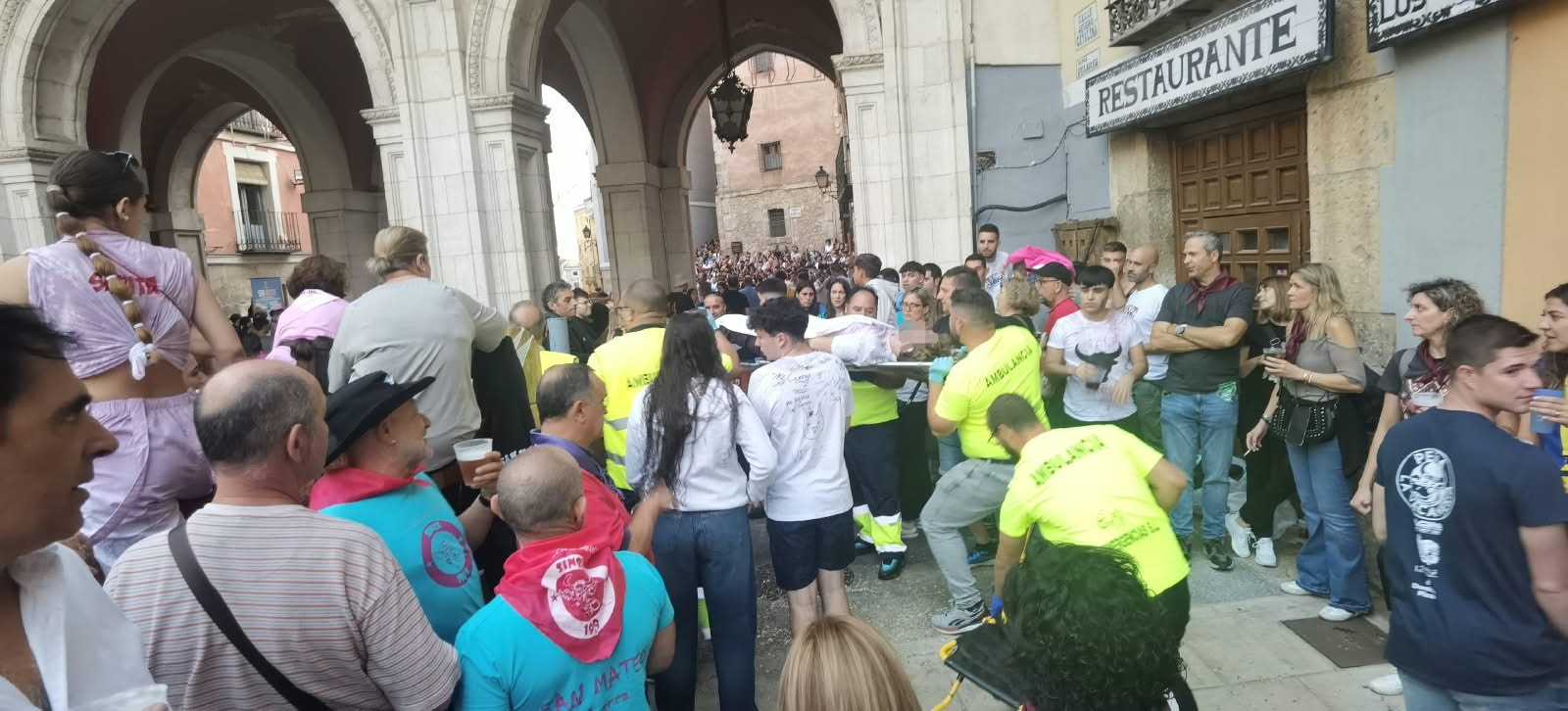 El primer día de San Mateo en Cuenca deja 16 atenciones sanitarias y tres traslados hospitalarios El primer día de San Mateo en Cuenca deja 16 atenciones sanitarias y tres traslados hospitalarios