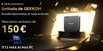 GEEKOM rebaja 150 euros su mini PC IT13 Max con procesador Intel Core Ultra 9 en su campaña de aniversario
