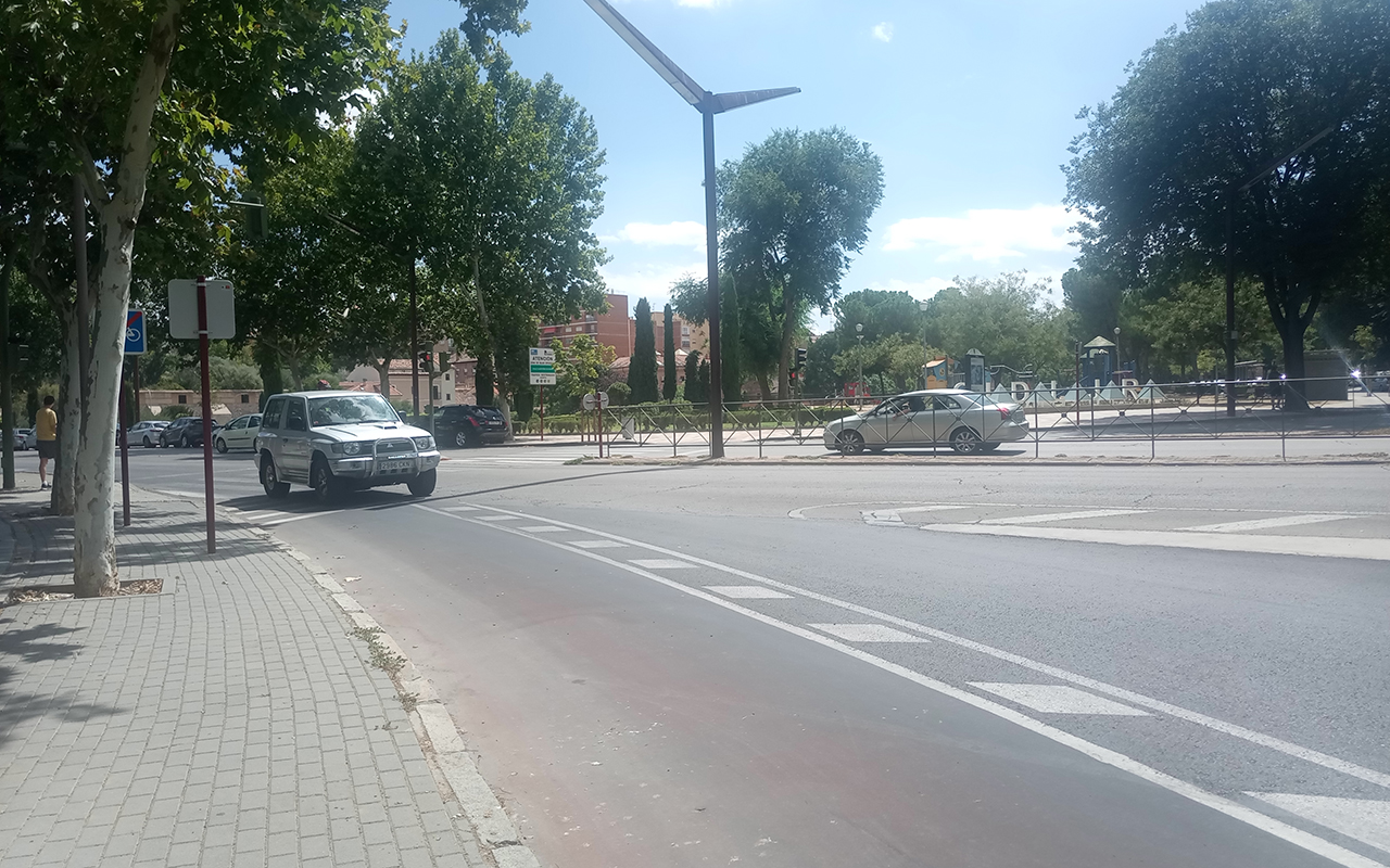 GuadaENBICI critica el diseño del carril bici de Dos de Mayo y la tala de árboles hacia el Infantado GuadaENBICI critica el diseño del carril bici de Dos de Mayo y la tala de árboles hacia el Infantado