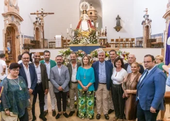 Guadalajara llena de flores el Fuerte de San Francisco en la víspera de la Virgen de la Antigua