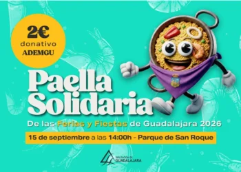 La Diputación de Guadalajara destina este año la recaudación de la Paella Solidaria de las Peñas a beneficio de ADEM-GU
