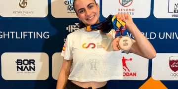 La alumna de la UCLM Celia Reoyos Villamor consigue tres bronces en el mundial universitario de halterofilia