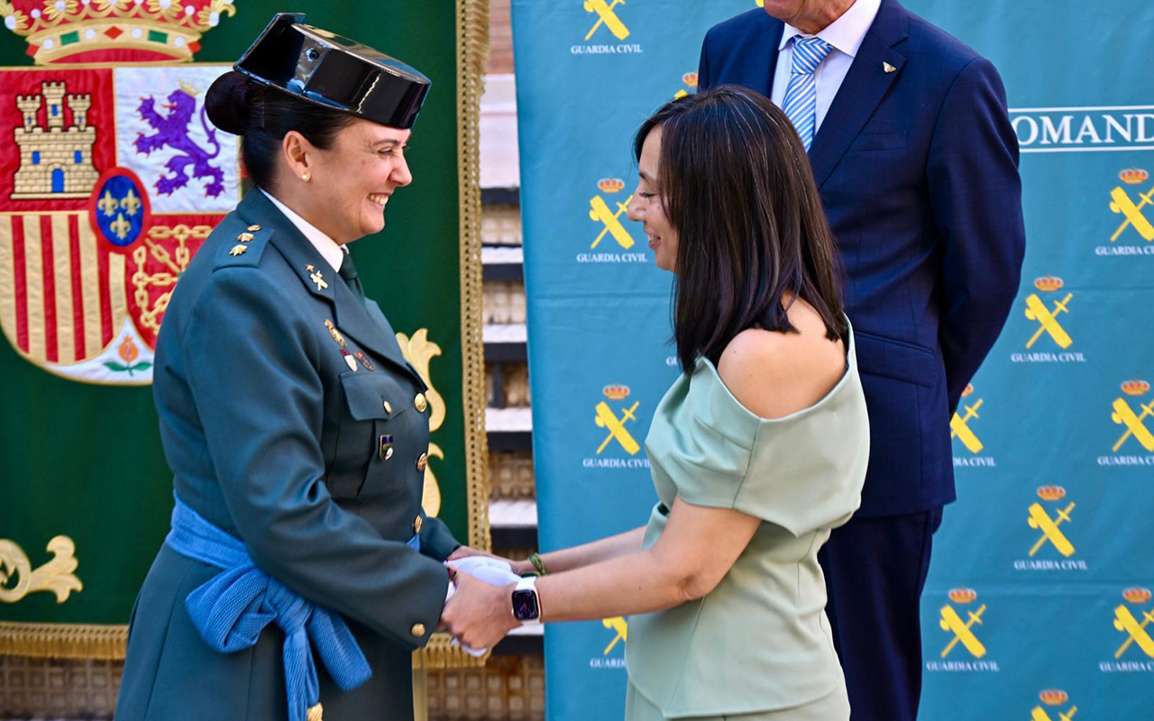 La teniente coronel Laura Gómez toma el mando de casi 800 guardias civiles en Guadalajara 1 La teniente coronel Laura Gómez toma el mando de casi 800 guardias civiles en Guadalajara