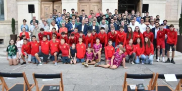Martínez Chana renueva el compromiso de la Diputación con el Rebi Cuenca y destaca que es patrimonio de todos los conquenses