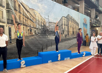 Más de 1.000 gimnastas llenan el Palacio Multiusos de Guadalajara en el Trofeo Maite Nadal