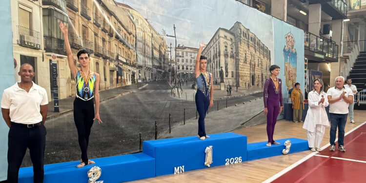 Más de 1.000 gimnastas llenan el Palacio Multiusos de Guadalajara en el Trofeo Maite Nadal Más de 1.000 gimnastas llenan el Palacio Multiusos de Guadalajara en el Trofeo Maite Nadal