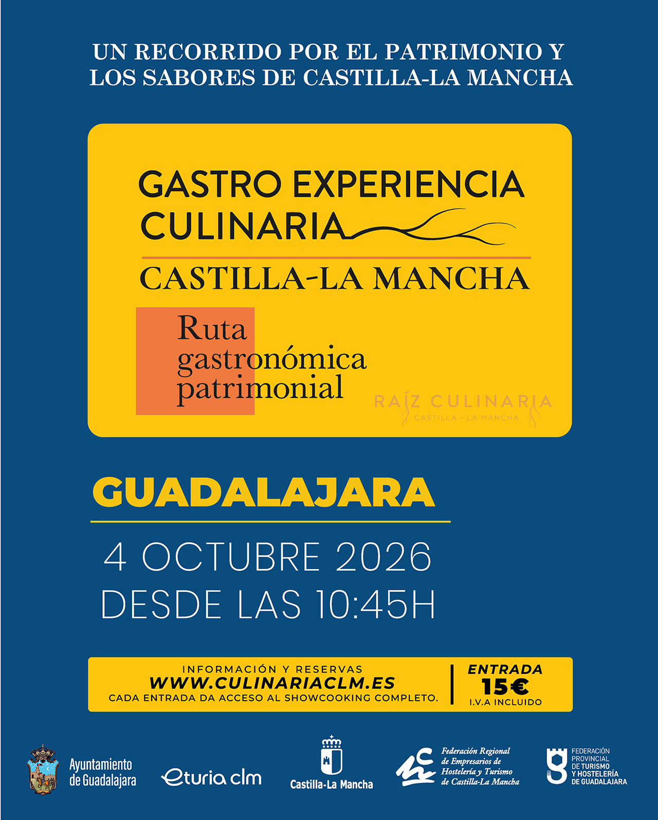 Ruta de tapas y patrimonio por cinco monumentos de Guadalajara a 15 euros como antesala de Culinaria Ruta de tapas y patrimonio por cinco monumentos de Guadalajara a 15 euros como antesala de Culinaria
