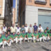 Una placa en la Plaza Mayor sella el regreso de los encierros al casco histórico de Guadalajara Una placa en la Plaza Mayor sella el regreso de los encierros al casco histórico de Guadalajara